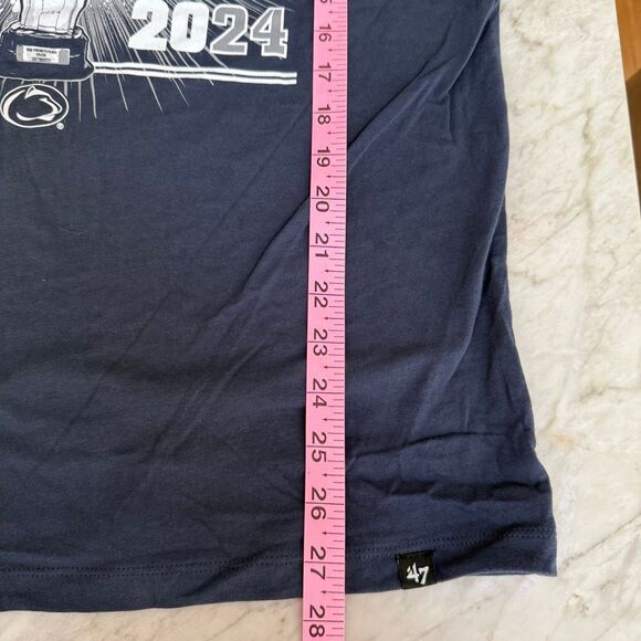 47’ PENN STATE NITTANY LIONS NAVY BLUE 2024 BIG TEN CHAMPIONSHIP T-shirt M NWT - Picture 6 of 6